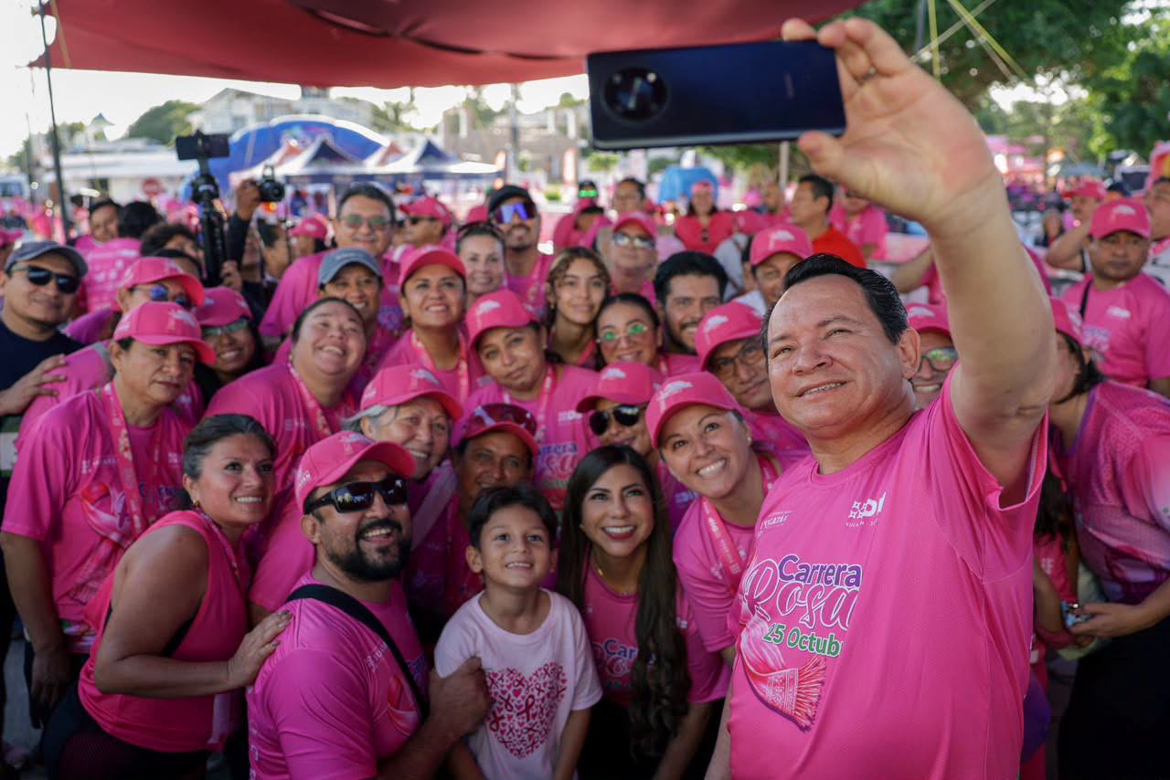 Imagen 1 de la publicación de Línea Abierta Yucatán: Mastografías y Papanicolaou gratis al terminar la caminata: la Carrera Rosa llega a Telchac Puerto y el 30 de octubre entregarán 92 prótesis mamarias