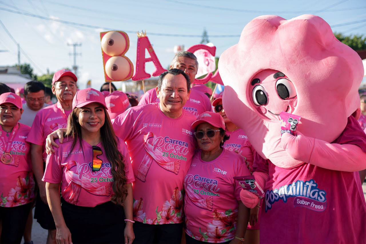 Imagen 3 de la publicación de Línea Abierta Yucatán: Mastografías y Papanicolaou gratis al terminar la caminata: la Carrera Rosa llega a Telchac Puerto y el 30 de octubre entregarán 92 prótesis mamarias