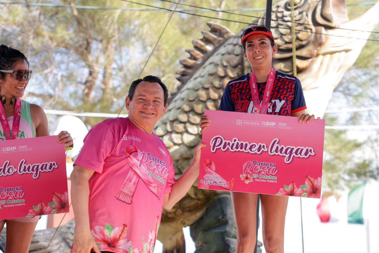 Imagen 6 de la publicación de Línea Abierta Yucatán: Mastografías y Papanicolaou gratis al terminar la caminata: la Carrera Rosa llega a Telchac Puerto y el 30 de octubre entregarán 92 prótesis mamarias