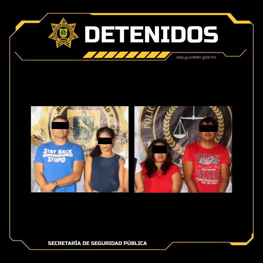 Imagen 1 de la publicación de Línea Abierta Yucatán: CUATRO PERSONAS DETENIDAS EN SEGUIMIENTO A LOS HECHOS DE MONTES DE AMÉ