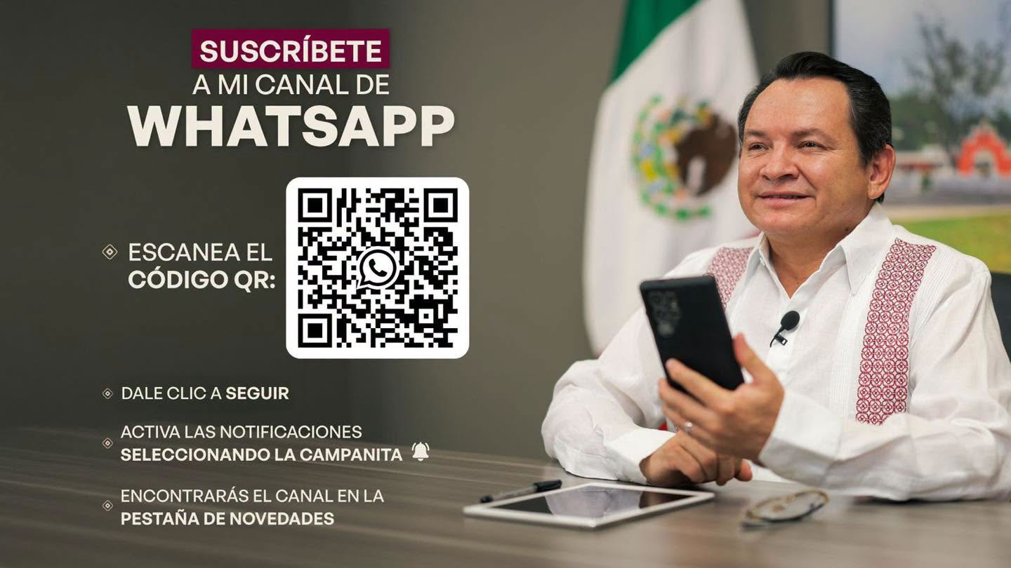 Imagen 1 de la publicación de Línea Abierta Yucatán: Invitación al canal del gobernador Huacho Díaz Mena
