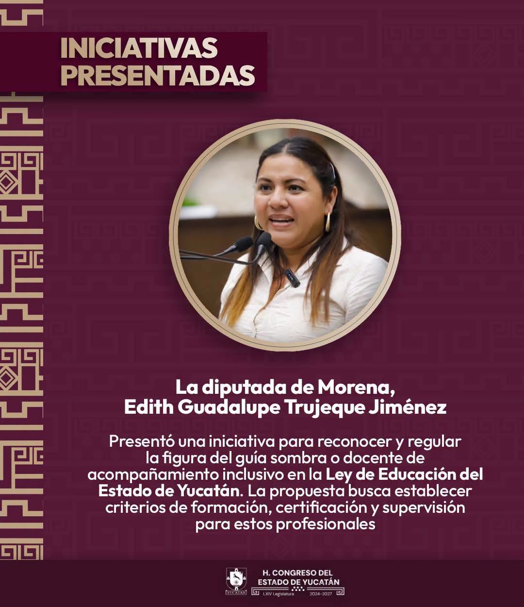 Imagen 2 de la publicación de Línea Abierta Yucatán: Iniciativas presentadas en la sesión ordinaria del Congreso de Yucatán