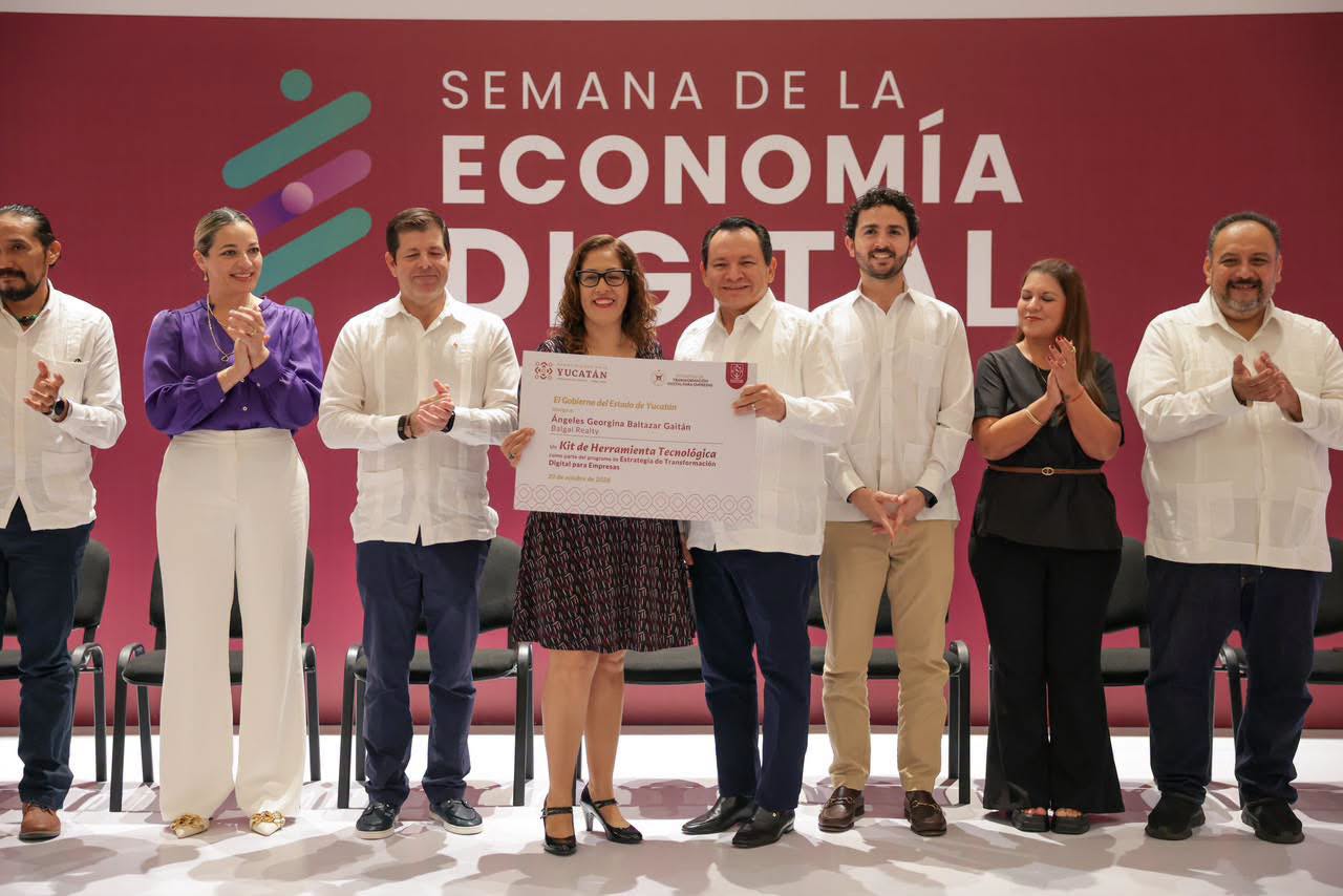 Imagen 1 de la publicación original de Línea Abierta Yucatán: Página web, tienda en línea y hasta inteligencia artificial: 400 negocios yucatecos ya recibieron su kit digital y más de 1,000 se capacitaron este año