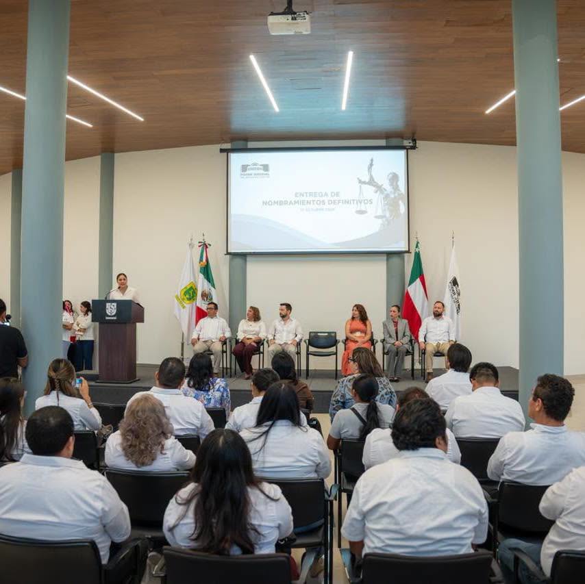 Imagen 2 de la publicación de Línea Abierta Yucatán: Más de 90 trabajadores del Poder Judicial de Yucatán reciben nombramientos definitivos