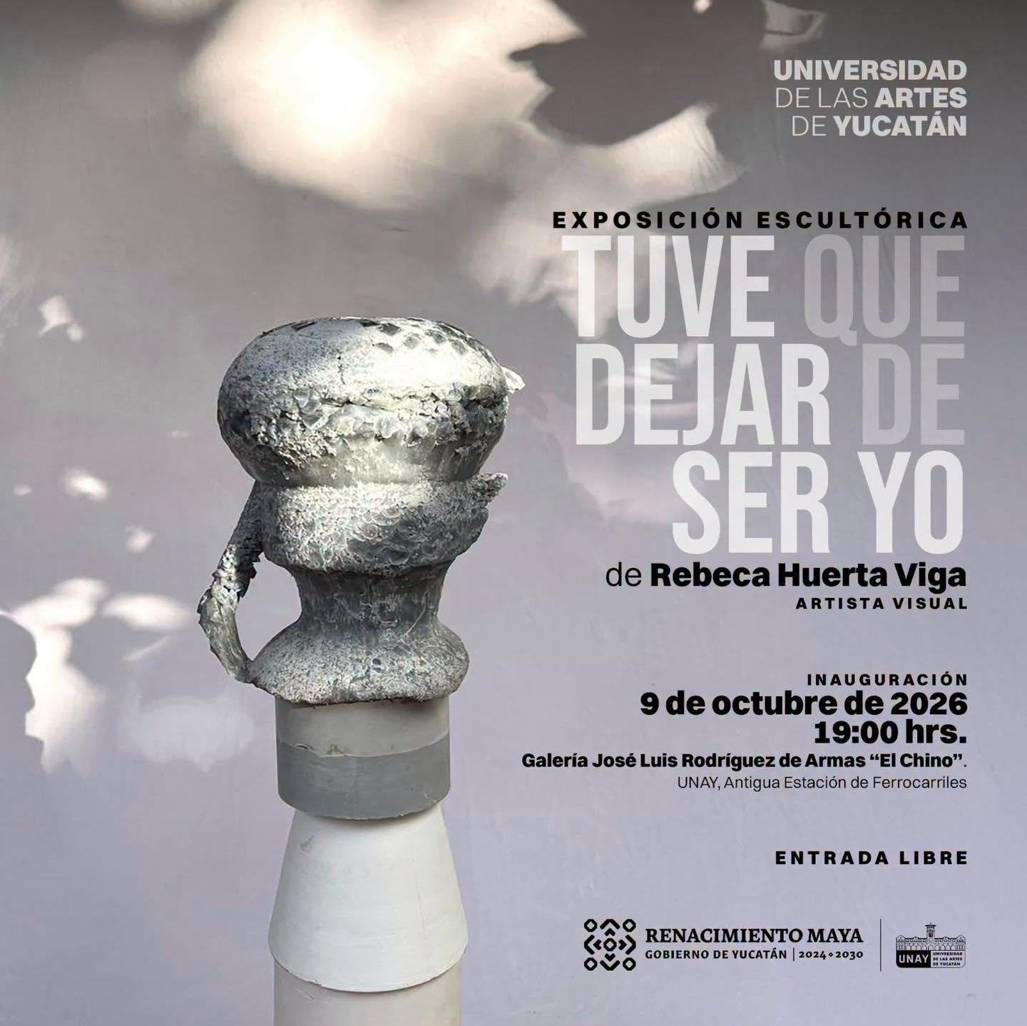 Imagen 1 de la publicación de Línea Abierta Yucatán: Tuve que dejar de ser yo: exposición de Rebeca Huerta Viga en la UNAY