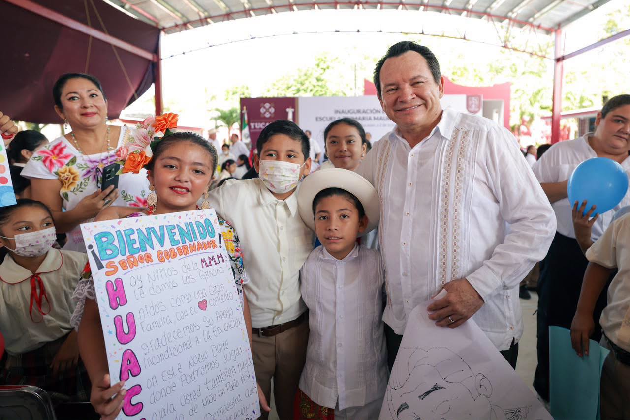 Imagen 1 de la publicación de Línea Abierta Yucatán: Renacimiento Maya invierte siete millones de pesos en infraestructura educativa digna en Sucilá