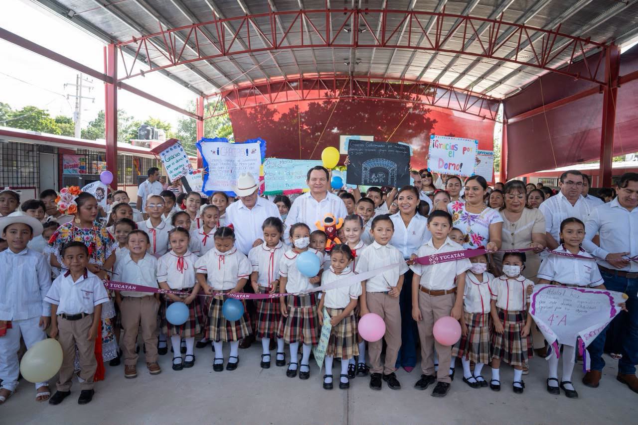 Imagen 3 de la publicación de Línea Abierta Yucatán: Renacimiento Maya invierte siete millones de pesos en infraestructura educativa digna en Sucilá